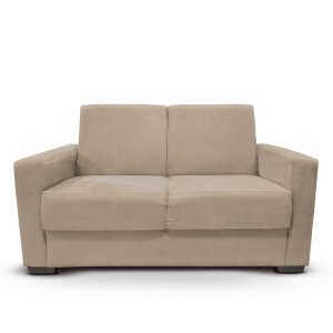 Sofá Estofado 2 Lugares Sala Estar Recepção Lavínia Suede:bege