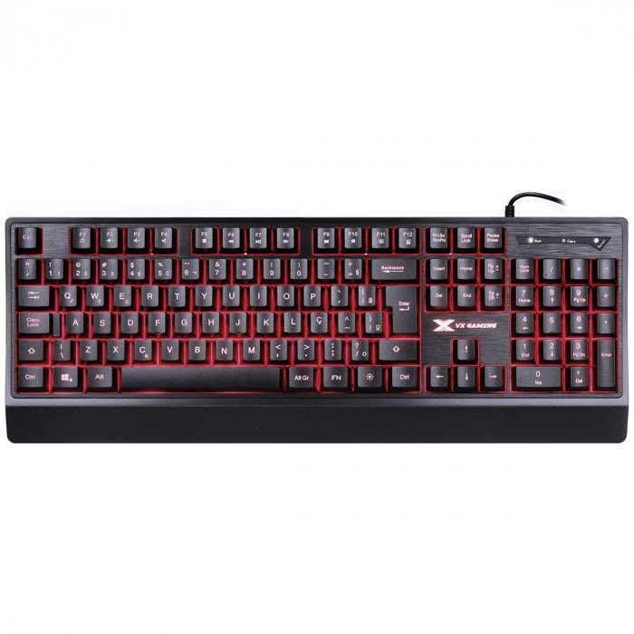 TECLADO GAMER VX GAMING DEFENDER ABNT2 MULTIMIDIA LED 7 CORES 1.8 METROS USB - GT300 - 2