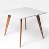 Mesa de Jantar Quadrada Sofia 1,10x1,10cm Tampo Offwitte - 1