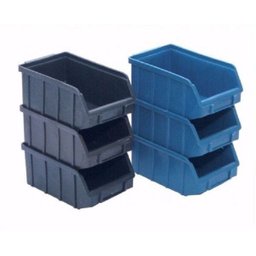 Caixa Organizadora Gaveteiro Plástico Bin nº 6 Pacote 36 unidades Preta - 3