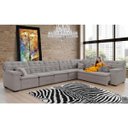 Ver imagem 4 de Sofá Magno 4.57x2.57m de Canto, Retrátil e Reclinável - Avelã