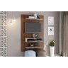 Painel para TV Byte Imbuia e Off White - 1