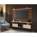 Ver imagem 1 de Painel para Tv Home Suspenso Supreme Imbuia e Off White