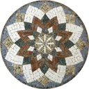 Ver imagem 1 de Mandala Indiana Piso Mosaico Árabe
