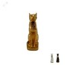 Gato Egipcio Bastet Deusa da Fertilidade Egito Farao 22 cm - Dourado - 1