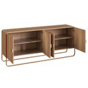 Ver imagem 5 de Buffet Aparador Sala 180cm 4 Portas Mario Hanover/dourado A10 - Mpozenato