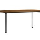 Ver imagem 2 de Mesa para Sala de Jantar Tampo MDF sem Vidro 180cm Base Metal Preto Mayra