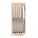 Ver imagem 1 de 6 Facas em Inox Laguiole Champagne