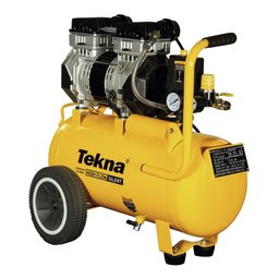Compressor de Ar Cpsh9025-2c Tekna 24l 2,5hp Pressão Máxima 116 Psi com Rodas Traseira 220v 60hz - 4