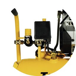 Compressor de Ar Cpsh9025-2c Tekna 24l 2,5hp Pressão Máxima 116 Psi com Rodas Traseira 220v 60hz - 9