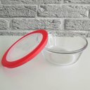 Ver imagem 4 de Pote Redondo De Vidro 600ml Pequeno com Tampa Plástica Facilitá Marinex