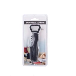 Saca Rolha Abridor de Garrafa de Vinho em Aço Inox 13,5cm Unyhome - 2
