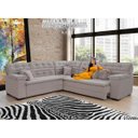 Ver imagem 1 de Sofá Magno 2.37x2.37m de Canto, Retrátil e Reclinável - Avelã