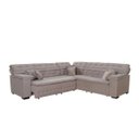 Ver imagem 4 de Sofá Magno 2.37x2.37m de Canto, Retrátil e Reclinável - Avelã