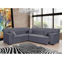 Ver imagem 3 de Sofá Magno 2.37x2.37m de Canto, Retrátil e Reclinável - Chumbo