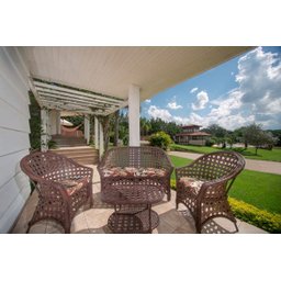 Conjunto de Sofá para Varanda em Fibra Sintética - Tec. Imperméavel Karsten Riviera - 1 Conjunto de Sofá para Varanda em Fibra Sintética - Tec. Imperméavel Karsten Riviera - 1