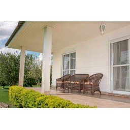 Conjunto de Sofá para Varanda em Fibra Sintética - Tec. Imperméavel Karsten Riviera - 3 Conjunto de Sofá para Varanda em Fibra Sintética - Tec. Imperméavel Karsten Riviera - 3