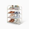 Sapateira Portátil Organizador 4 Prateleiras - Branco - 1