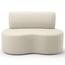 Ver imagem 5 de Sofá 2 Lugares 140cm Orgânico para Sala de Estar Living Larissa L02 Facto Dunas Pérola - Lyam Decor