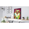 Quadro Decorativo Lulu da Pomerânia Colorido Cachorro - 3