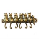 Ver imagem 1 de Porta Chaves Gatinho em Bronze Artesanal Decoração Casa