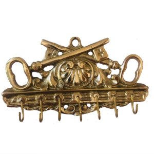 Porta Chaves Vintage Bronze Decoração Casa Sete Gancho