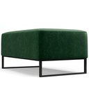 Ver imagem 7 de Kit 02 Puff Decorativo Para Sala De Estar Cléo W01 Base de Ferro 90cm Facto Verde Musgo - Lyam