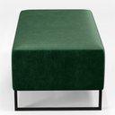 Ver mais imagens de Kit 02 Puff Decorativo Para Sala De Estar Cléo W01 Base de Ferro 90cm Facto Verde Musgo - Lyam