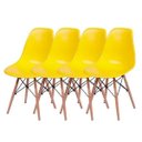 Ver imagem 1 de Kit 4 Cadeiras Eames Dsw - Amarelo