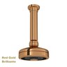 Chuveiro Deca Acqua Plus Red Gold Brilhante com Tubo Teto - 1