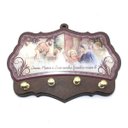 Ver imagem 2 de Porta Chaves Parede Jesus, Maria e José de Madeira