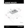 Cooktop Dominó Elétrico Indução Elettromec 2 Bocas 30cm 220V Di-2Q-30-Ci-2xba - 2