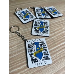 Kit 20 Chaveiros Frases para Os Pais Presente Lembrança Dia Dos Pais - 1