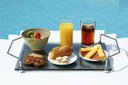 Ver imagem 3 de Bandeja para café da manhã em vidro refletivo cinza 8mm temperado 40cmx26cm Aquabox
