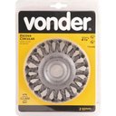 Ver imagem 2 de Escova Circular Torcida 4.1/2x1/2 Furo 7/8 Aço Carbono Pol