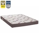 Ver imagem 2 de Colchão Viúva Ortobom Light Espuma D28 Branco/bordô 128x188x20