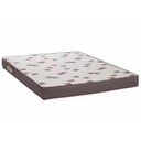Ver imagem 1 de Colchão Viúva Ortobom Light Espuma D28 Branco/bordô 128x188x20