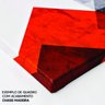 Quadro Flores Tons Vermelho Suave - Kit 2 telas Decor Arte RJ 60 x 40 cm Dourada - 3