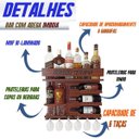 Ver imagem 3 de Barzinho de Parede Bebidas Adega de Vinho Boteco Terapia Im