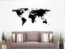 Ver imagem 1 de Adesivo Decorativo para Parede Mapa Mundi 1,20 X 0,58m