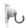Gancho para Rede Silencioso com Rolamentos (1 par) - Branco - 2