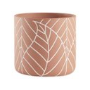 Ver imagem 1 de Cachepot Rose Folhas em Cerâmica G