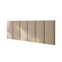 Ver imagem 3 de Cabeceira Modulada Alicia 6 Módulos Casal/Queen 100% MDF Linho Premium
