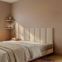 Ver imagem 1 de Cabeceira Modulada Alicia 6 Módulos Casal/Queen 100% MDF Linho Premium