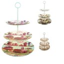 Ver imagem 3 de PRATO PARA DOCES 3 ANDARES SUPORTE TRIPLO PORTA DOCES CUPCAKE BOLO PARA CONFEITARIA CONFEITEIRA ESTA