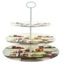 Ver imagem 4 de PRATO PARA DOCES 3 ANDARES SUPORTE TRIPLO PORTA DOCES CUPCAKE BOLO PARA CONFEITARIA CONFEITEIRA ESTA