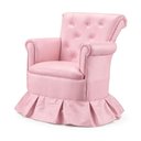 Ver imagem 1 de Cadeira Poltrona Balanço Amentação Confortável Quarto Descanso Sala Leitura Corino Rosa