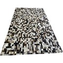 Ver imagem 1 de Tapete de couro marrom misto 1,50x2,50 sem bordas peça 3x5cm