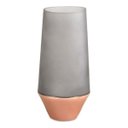 Ver imagem 1 de Vaso Cinza e Rose em Vidro G - Mart