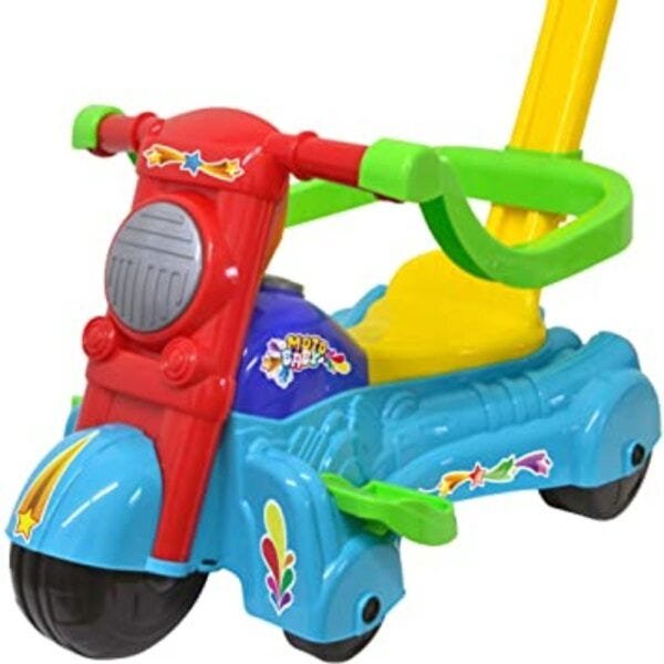 Motoca Menino Triciclo Infantil C/ Empurrador Totokinha - R$ 239,99